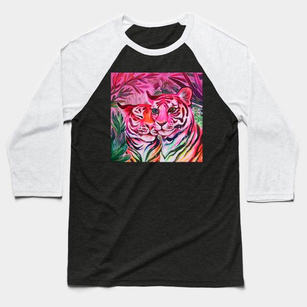 Year of the Tiger Baseball T-Shirt by Bethaliceart